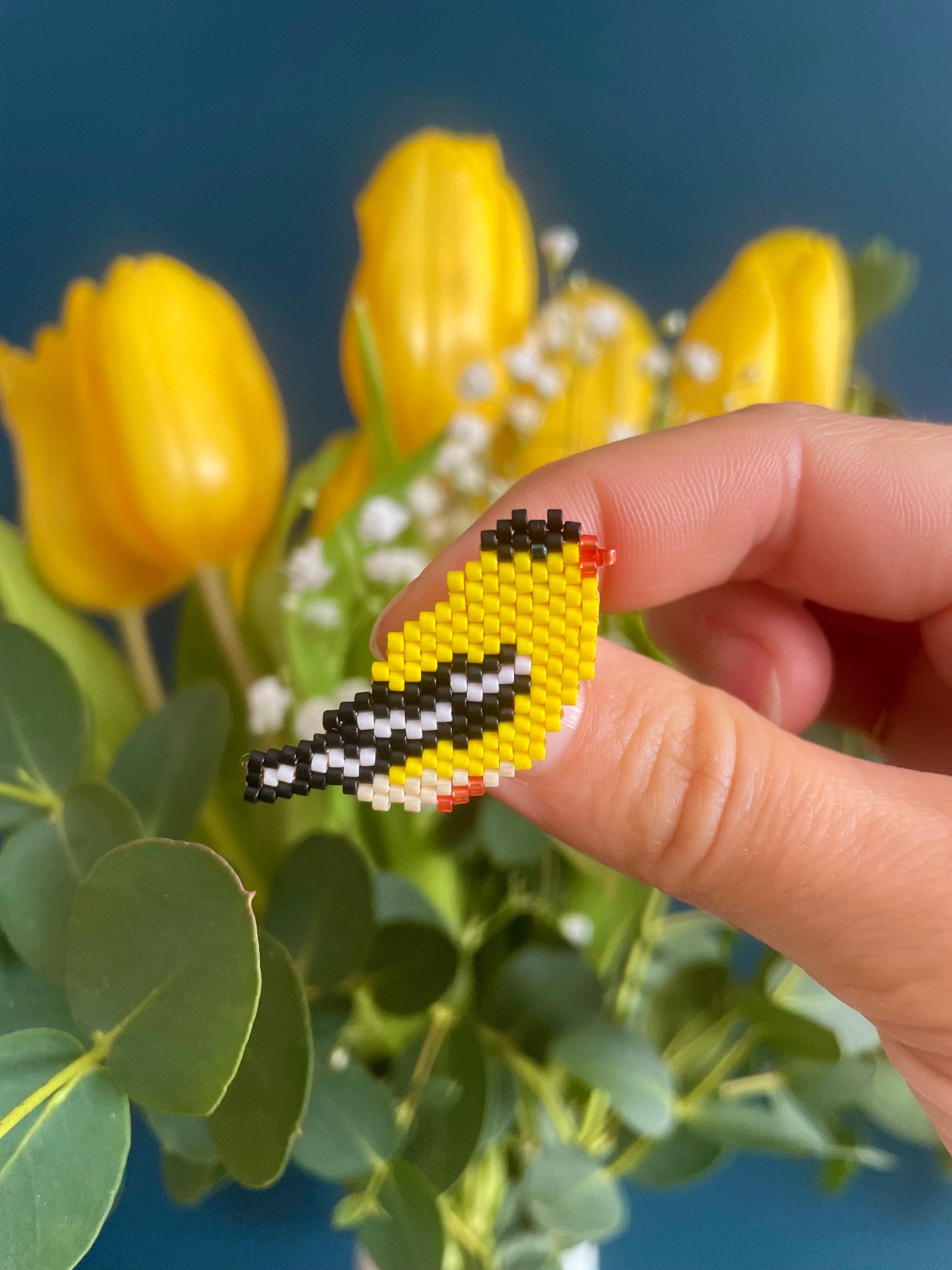 Broche Chardonneret Jaune