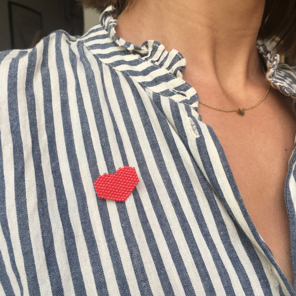 Broche Cœur