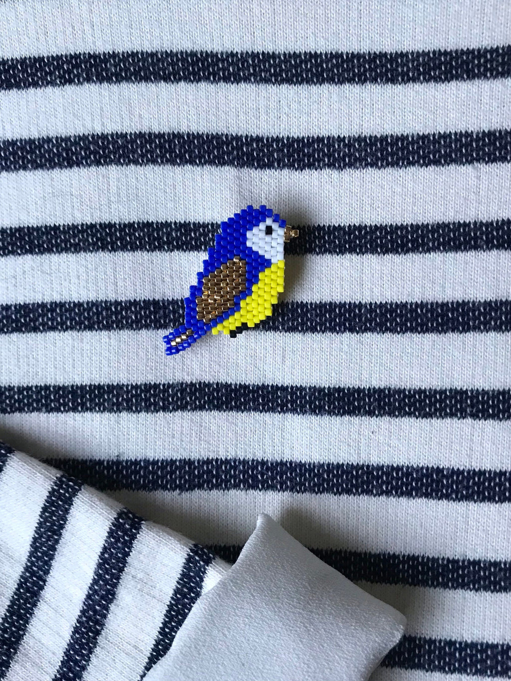 Broche Mésange Bleue