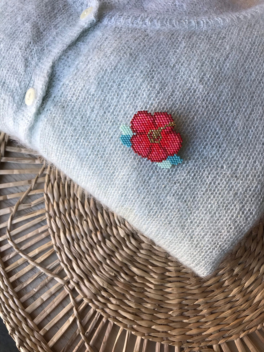 Broche Fleur Hibiscus