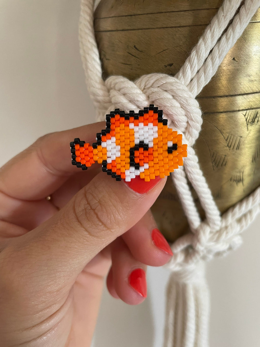 Broche poisson clown